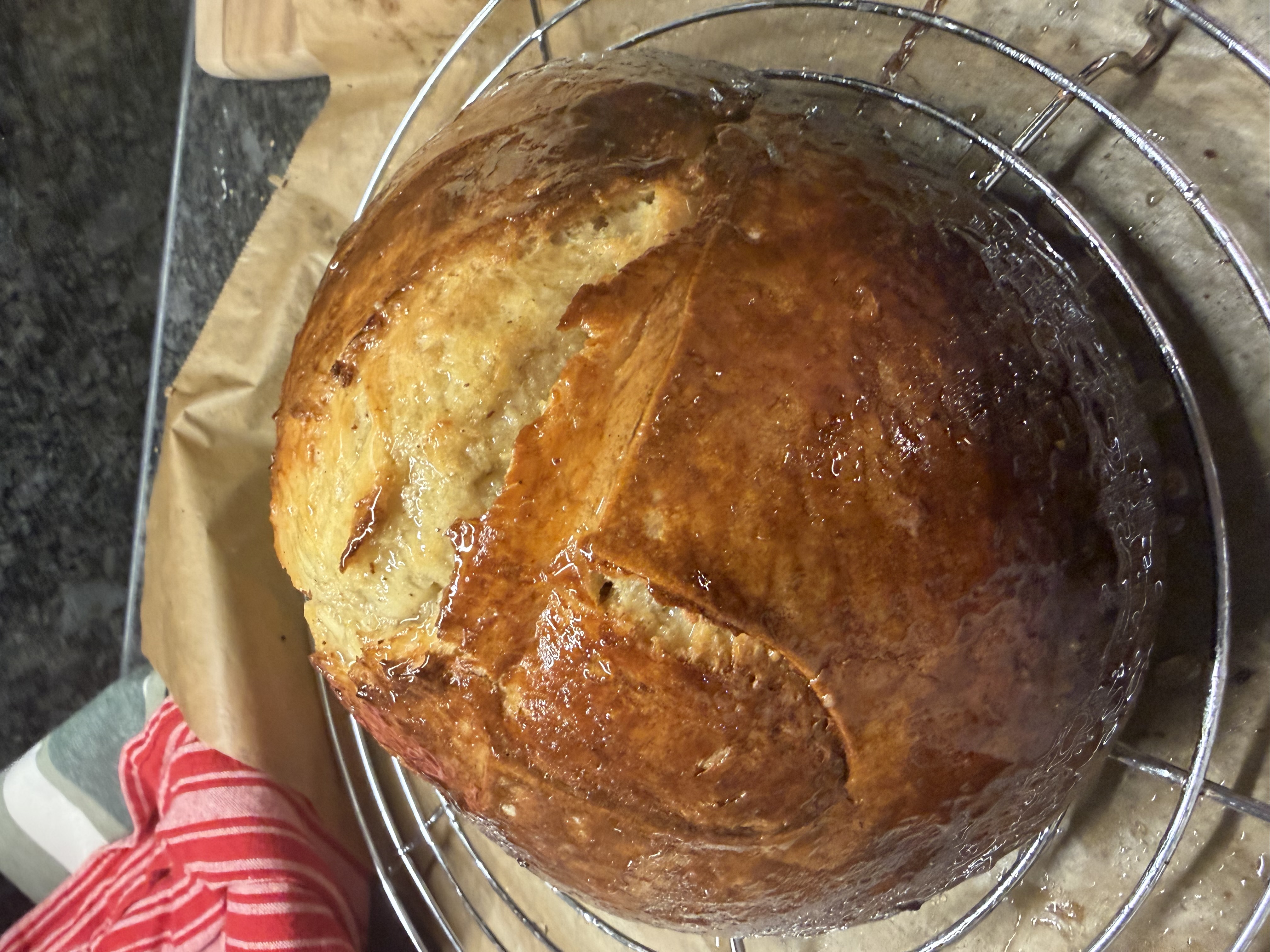 Folar de Páscoa com Massa-mãe / Easter Folar with sourdough
